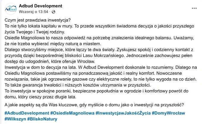 image from Osiedle Magnoliowa - jak sprzedać bankruta w nowym opakowaniu